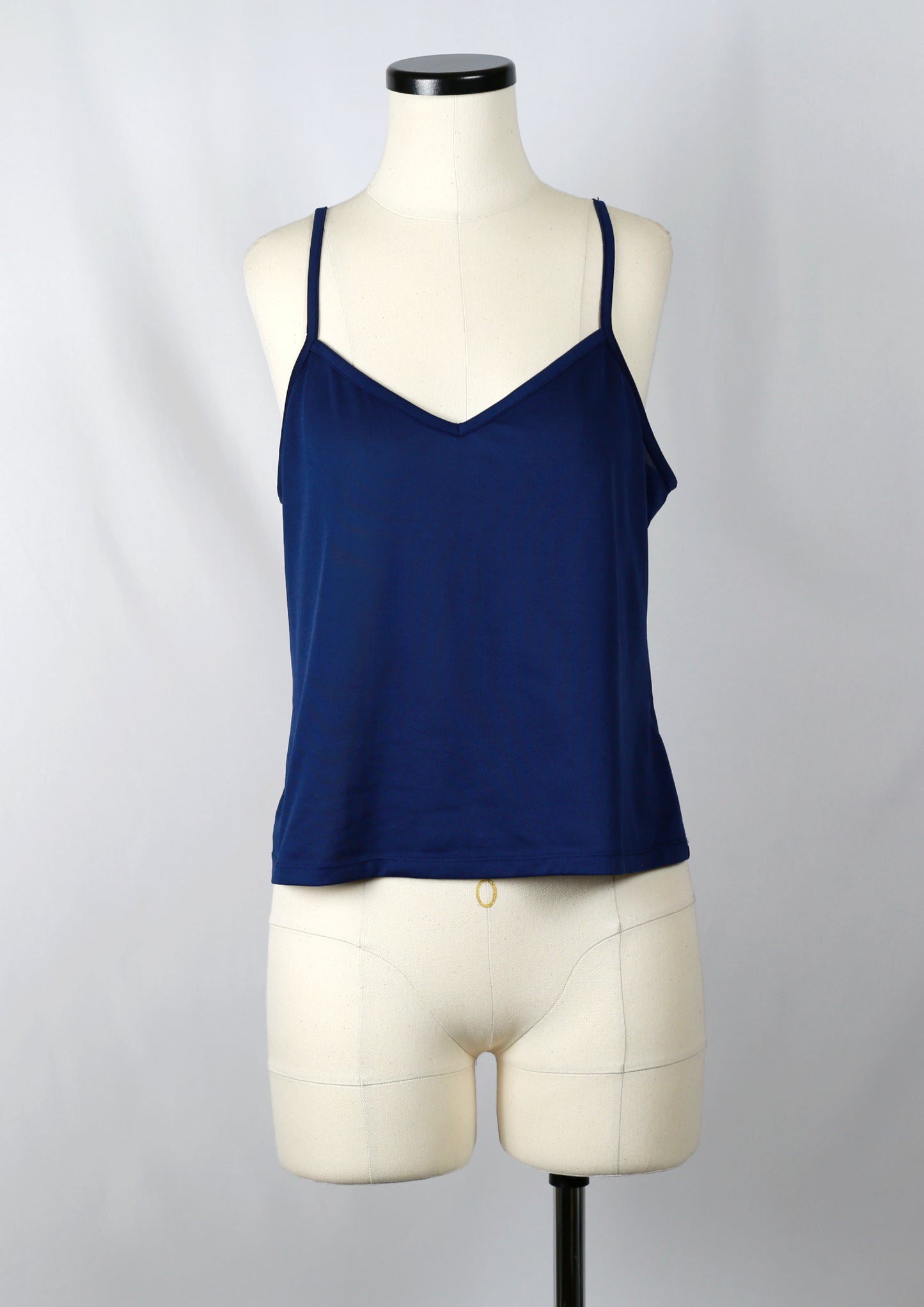 silky blue tank