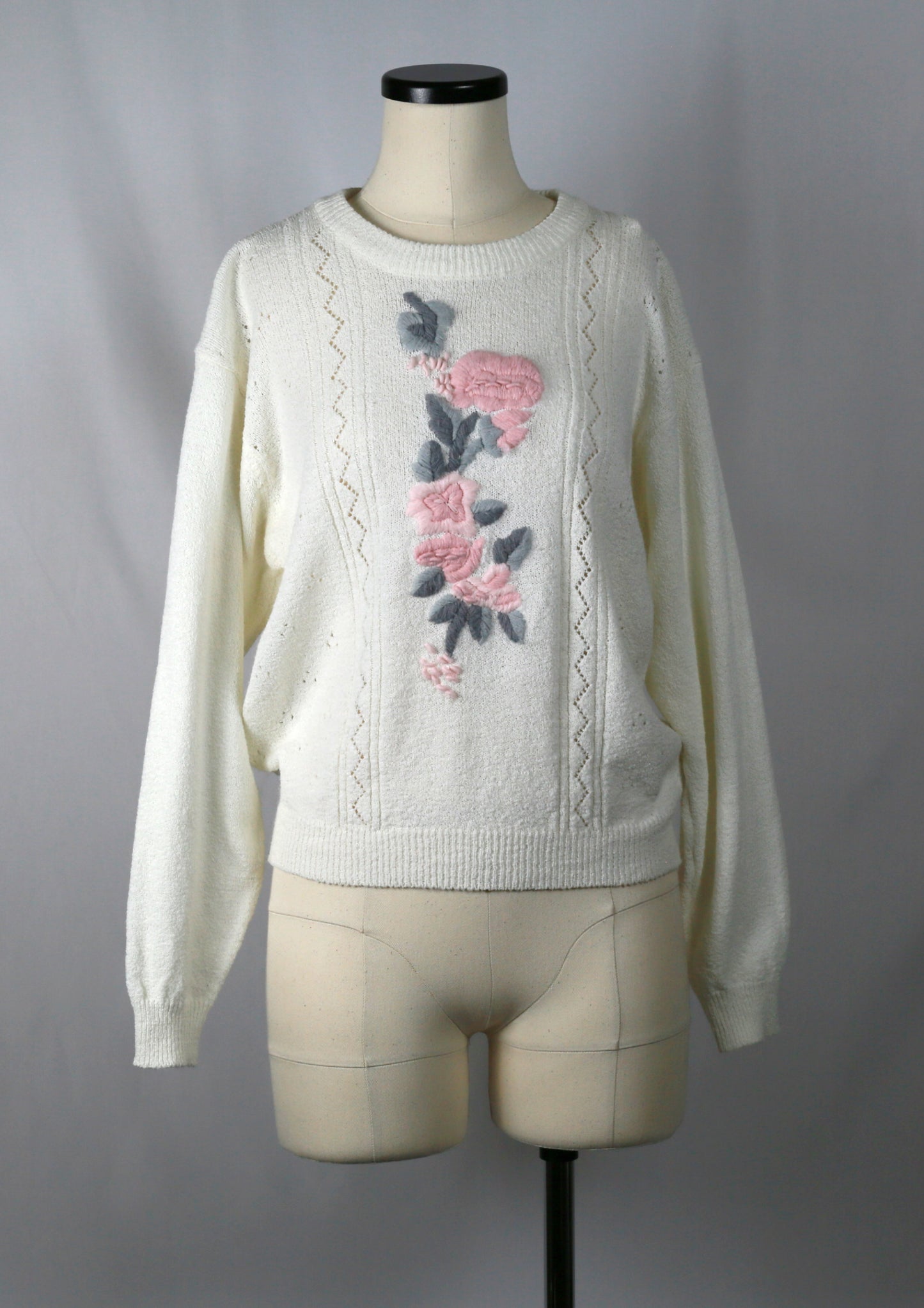 embroidered summer sweater