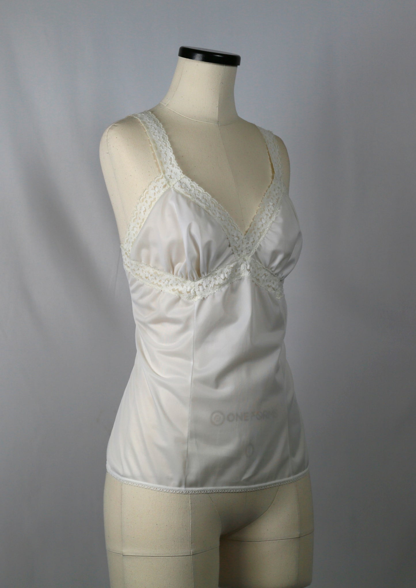 white lace lingerie camisole